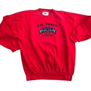 VTG 90s Y2K OARSMAN Air Force Academy Sweatshirt 2XL Crew Neck Pullover Sweater​